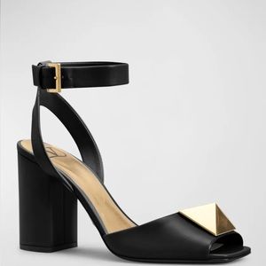 Valentino Garavani Roman Stud Solo Ankle-Strap Sandals